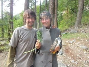Kale and Whiskey in Stehekin- what else?